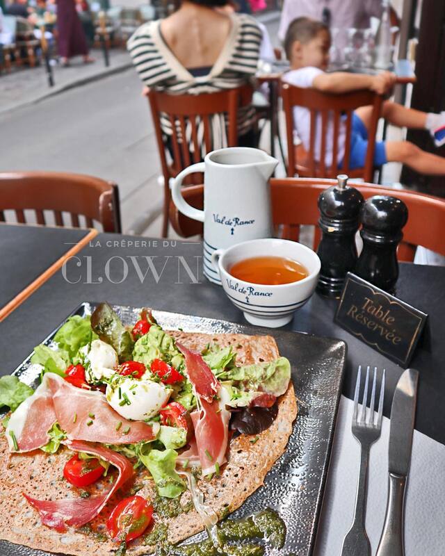 Lunch at La Crêperie du Clown