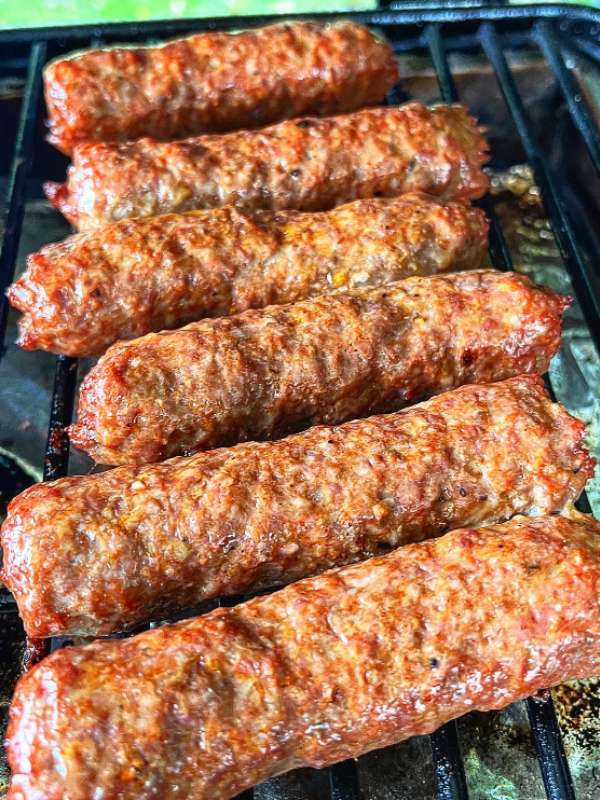 Ćevapi traditional Serbian dishes