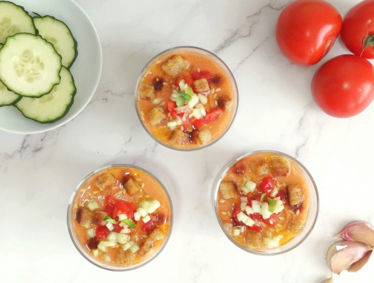 Salmorejo Andalucian dishes