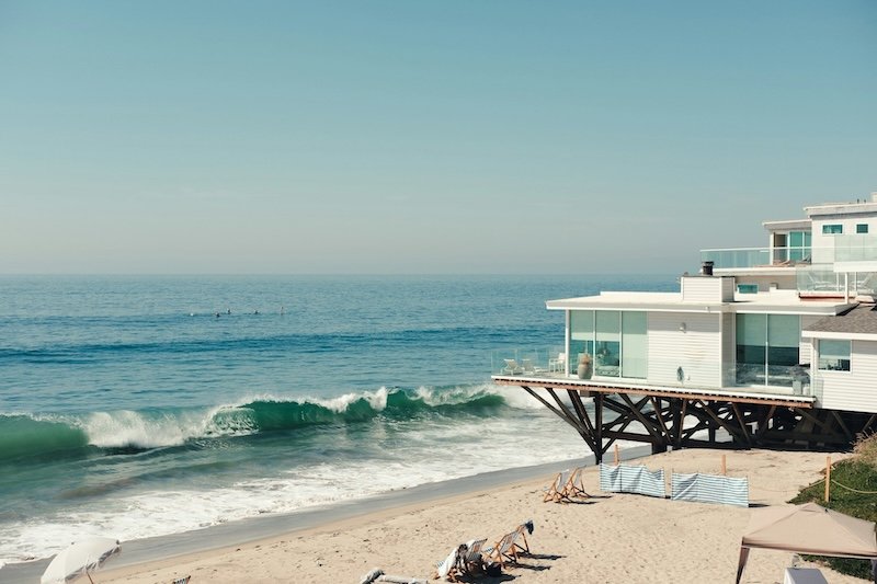 Expensive Neighborhood in Malibu