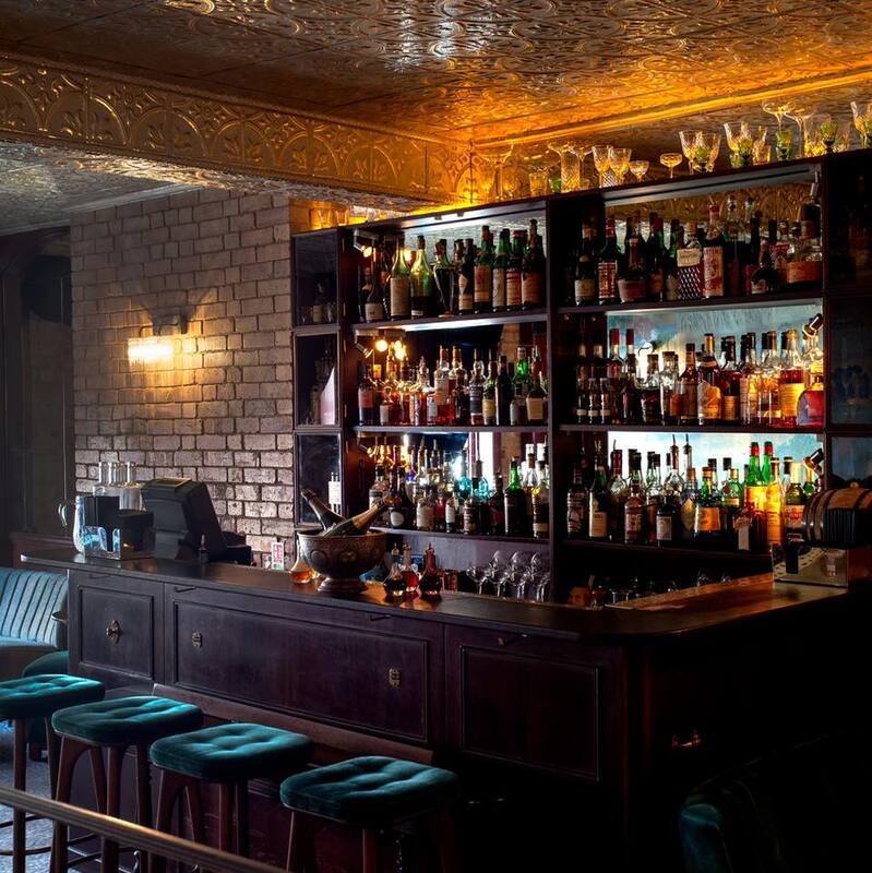 The bar at Experimental Cocktail Club Speakeasy Bars In London