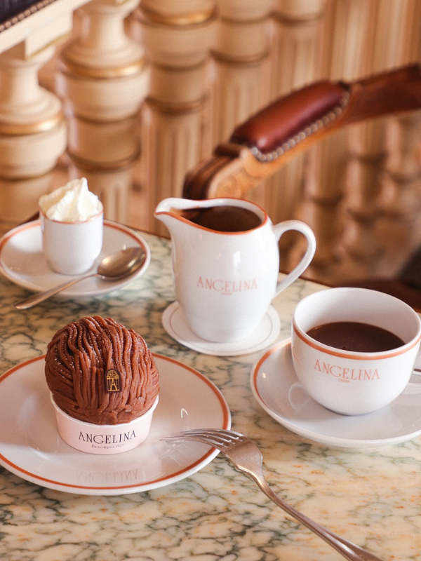 Angelina HOT CHOCOLATE IN PARIS