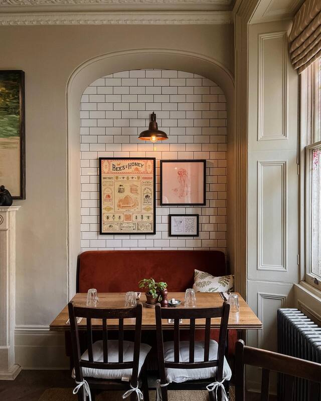 Charming interior of The Buttery BRUNCH IN LONDON