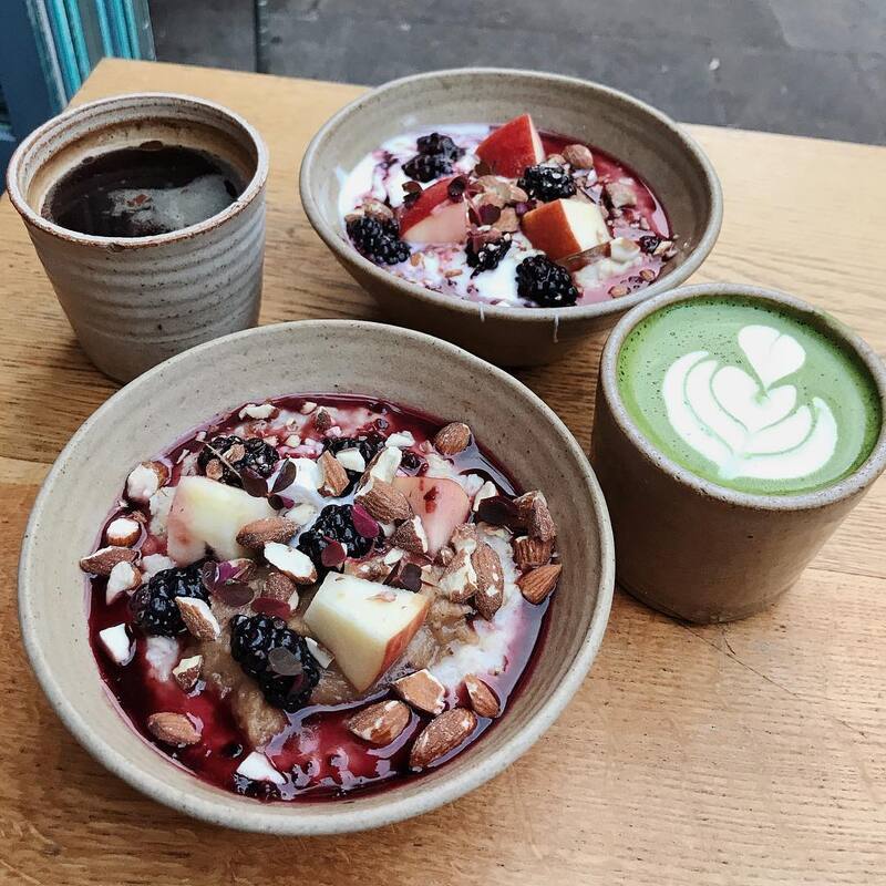 Porridge bowls at 26 Grains BRUNCH IN LONDON