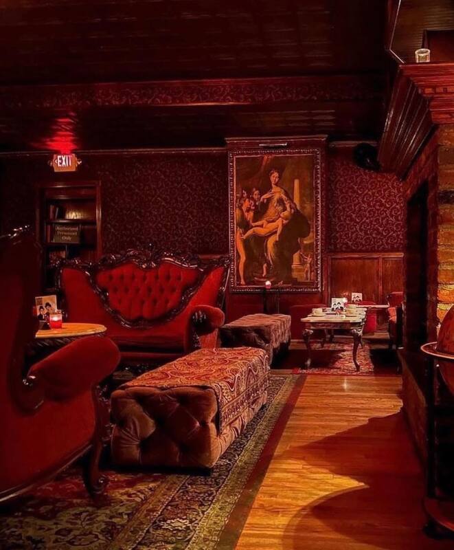 Vintage decor at The Back Room SPEAKEASIES IN NYC