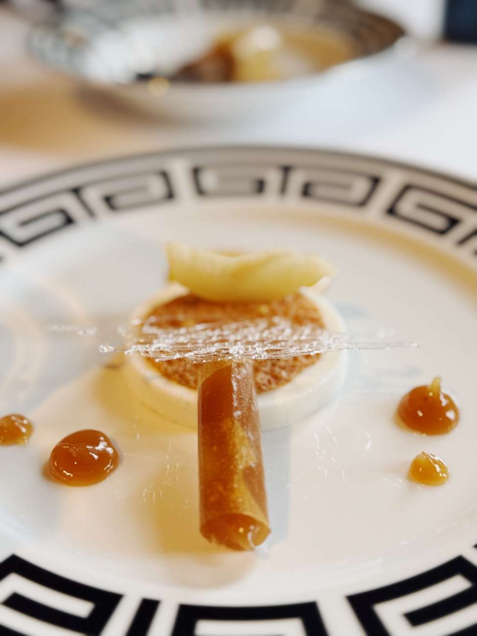 Cheese dessert.