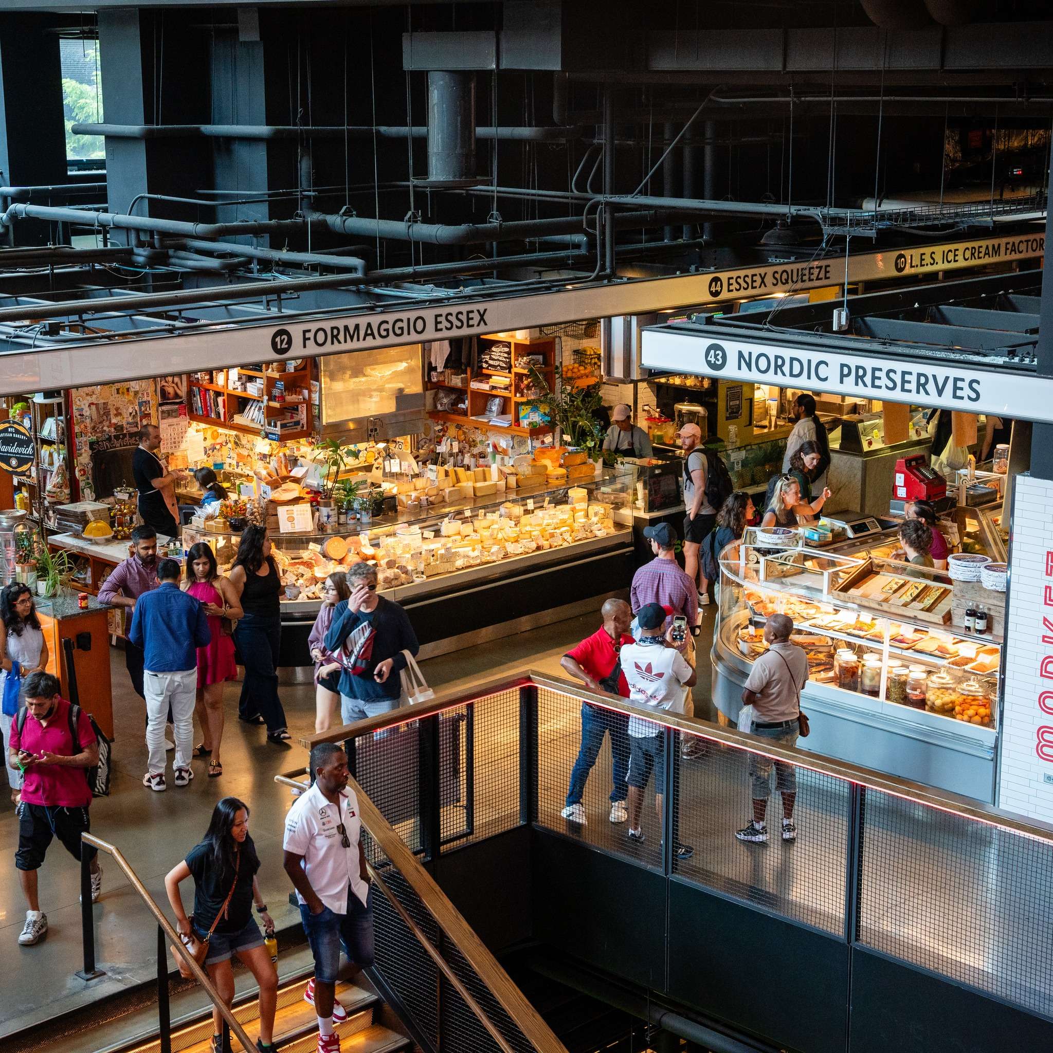 Inside Essex Market FOOD MARKETS IN NYC