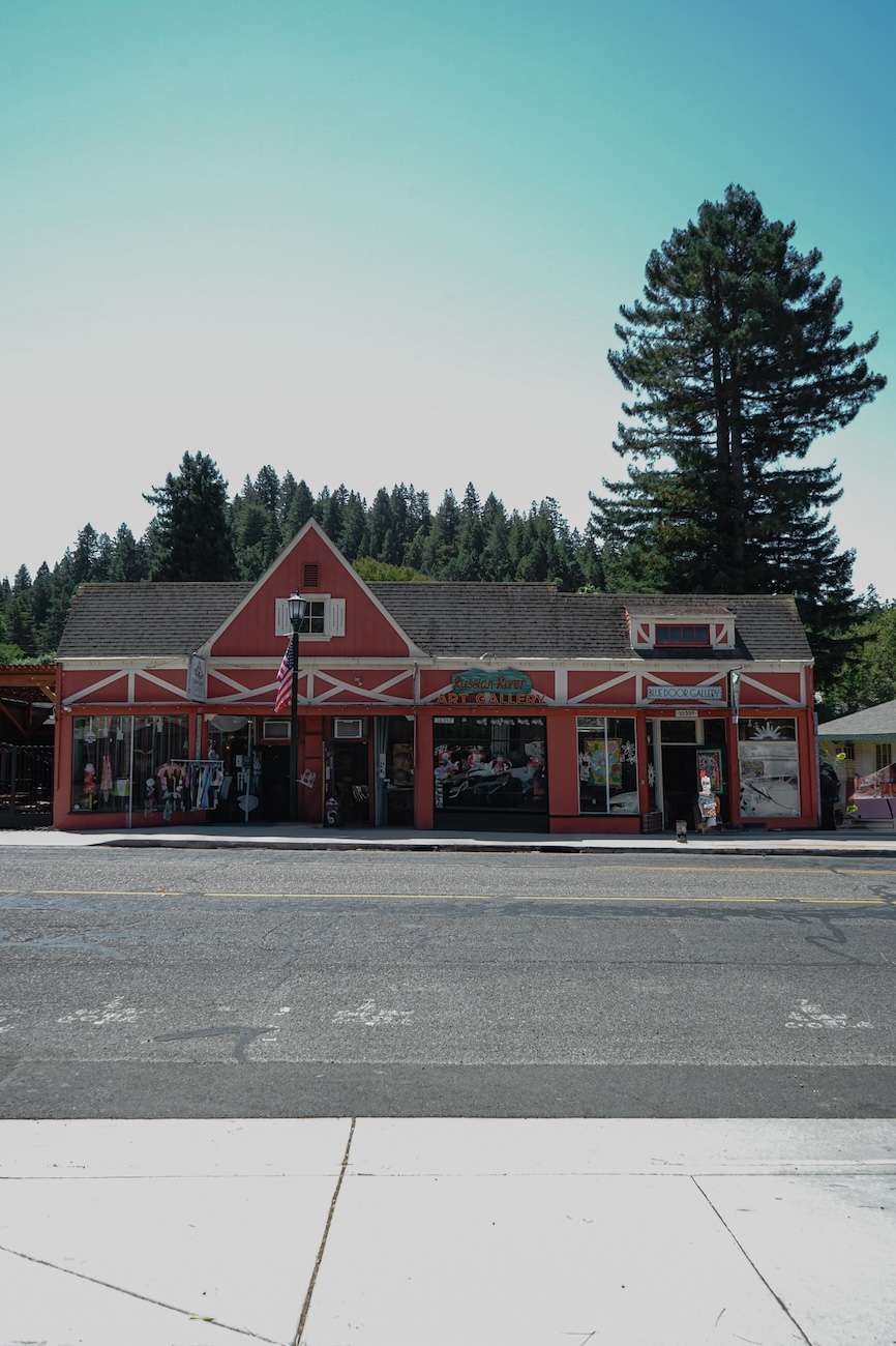 Blue Door and Russian River Art Gallery