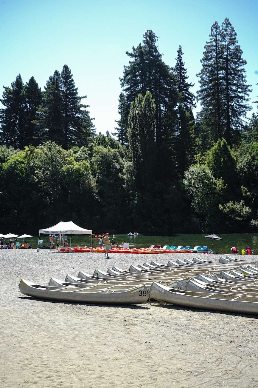 Johnson's Beach Kayak rentals GUERNEVILLE, CALIFORNIA