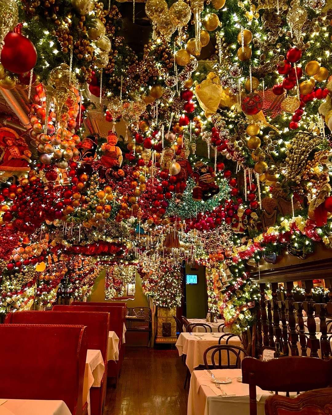 The ceiling at Rolf’s