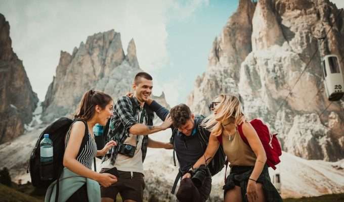 Traveling with friends