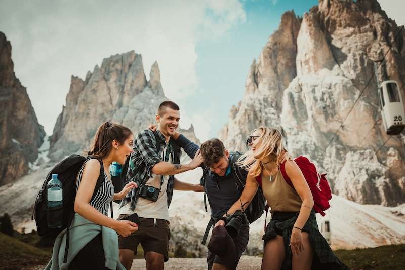 Traveling with friends