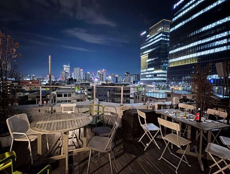 59Stairs skyline view BEST ROOFTOP BARS IN SEOUL